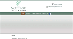 Desktop Screenshot of nottagejoinery.co.uk