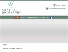 Tablet Screenshot of nottagejoinery.co.uk